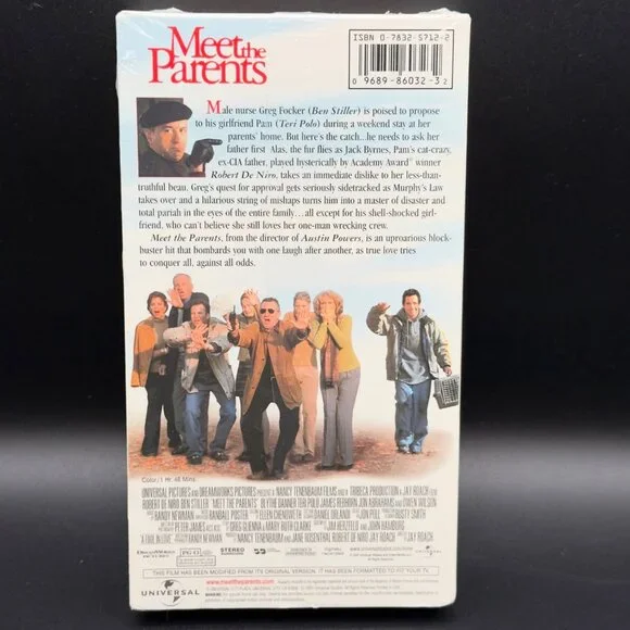Meet the Fockers VHS, 2005 SEALED  Ben Stiller Robert DeNiro Dustin Hoffman - Picture 2 of 7